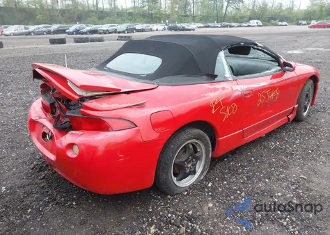1999 Mitsubishi Eclipse Spyder Gs из США, поврежденный, VIN 4A3AX35G0XE059258